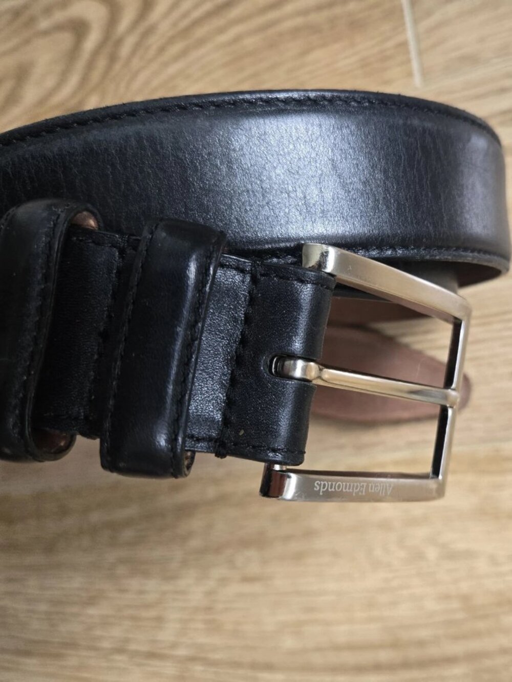 Calfskin Leather ALLEN EDMONDS Men's Dress Belt ,Style 39501 , Size 40